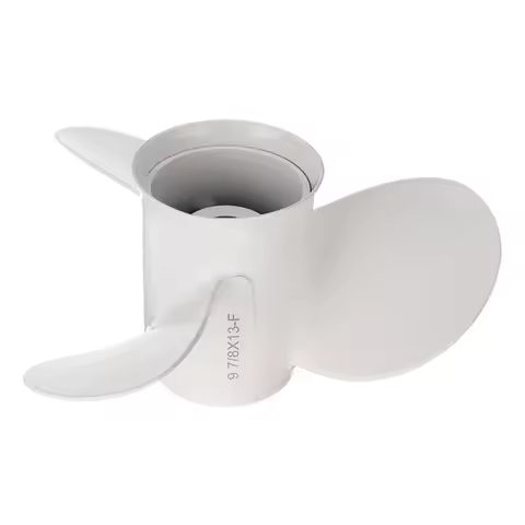 664-45949-02-El Marine Boat Outboard Propeller 9 7/8 X 13 For Yamaha 20-30Hp Right-Hand Rotation 3 B