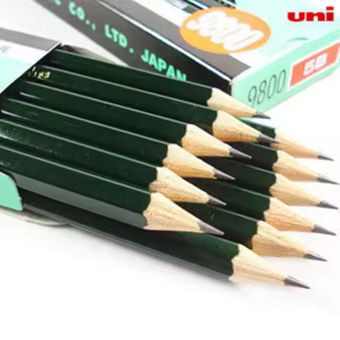 3 pcs Uni Mitsubishi Matured Micro Graphite Lead Pencil 9800 Japan