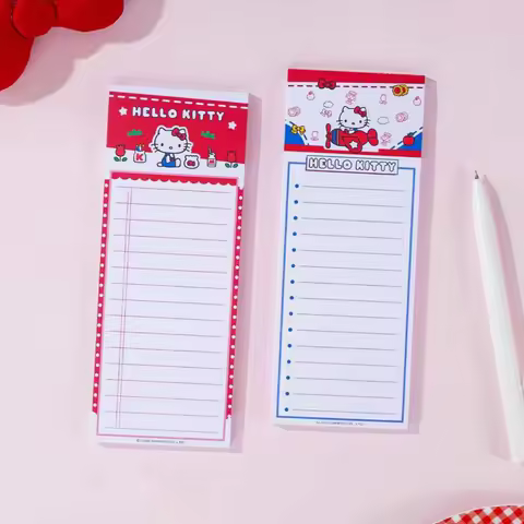 Genuine Sanrio Hello Kitty Sticky Notes Cute Cartoon Reading Memo Bookmark School Study Stationery S