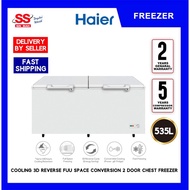 【 DELIVERY BY SELLER 】Haier BD-568HP 535L/BD-788HP 750L 6-in 1 Convertible Chest Freezer
