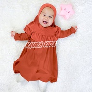 Gamis bayi perempuan 0-18 bulan Baju gamis bayi perempuan 0 6 bulan Gamis bayi perempuan 6 12 bulan 