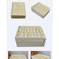 1 wooden dumpling tray, refrigerator, dumpling plate, wooden dumpling tray/frozen ingredients