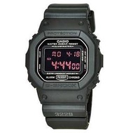 CASIO 卡西歐 手錶專賣店 時計屋 G-SHOCK 數位電子錶 DW-5600MS-1DR 平霧黑  DW-5600