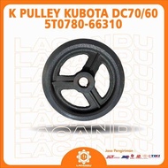 K Pulley Kubota Dc70/60 5T0780-66310 For Combine Harvester Lacandu