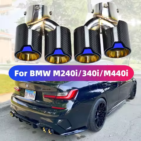 For BMW G20 G21 M340i G42 M440i G22 M240i muffler M performance exhaust pipe tip nozzle carbon fiber