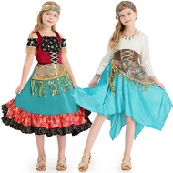 United Nations Czech Republic Gypsy Costume for Kids Halloween Cosplay for Girls Children Carnival