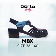 Porto LADY Gladiator Sandals for Women/Teenagers MBX, Medium Heels 5cm Rubber Wedge Sandals