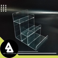 Acrylic Display Stand Multi-Function 3-Tier Display Rack