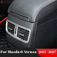 Car Armrest Box Rear Air Condition Vent Outlet Cover Trim For Mazda 6 Atenza 2013 2014 2015 2016 2017 Matte Accessories