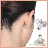 Boom 4Pcs Comfortable Earring Stoppers Secure Plugging Blocked Ear Backings Jewelry