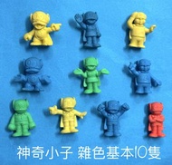 中古 單色扭蛋 神奇小子 雜色 10隻 無蛋紙 消 SD 藤子不二雄 單色膠