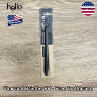 Hello® Charcoal Bristles BPA Free Toothbrush แปรงสีฟันขนแปรงถ่าน
