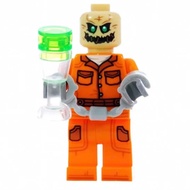 LEGO SH1085 DC Comics Super Heroes Batman 76300 : Scarecrow Minifigure - No Hat, Prison Jumpsuit, Si