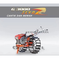 terhemat g3000 mesin traktor sawah quick g3000 zeva + mesin diesel