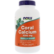 ✅READY STOCK✅ Now Foods, Coral Calcium, 1,000 mg, 250 Veg Capsules