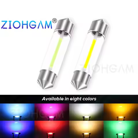ZIOHGAM 2PCS C5W Led C10W Bulb 31MM Festoon 36MM 39MM 28MM 41MM 31 mm Signal Lamp Car Light Warm Whi