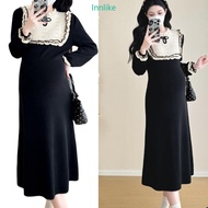 INN First Maternity Gown Stretchable Flexible Dress for Whole Trimesters