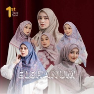 Jumbo Syar'i Square Hijab Size 130x130 - Printed Voile Hijab with Exclusive Design by ELSHANUM PART 