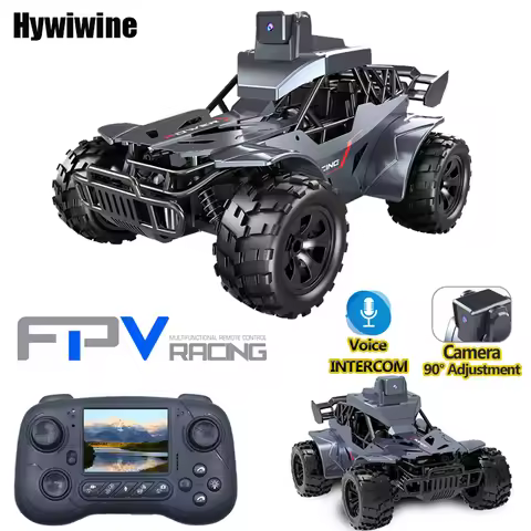 Fpv RC Cars With Screen Lcd Conteroller Real Time Transmission High Speed 2.4GHZ Voice Chat Rc Car w