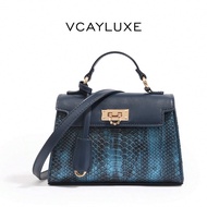 [Blue Snake Skin Kailey Bag] Original Handmade Women's Bag, 2025 New Style Handbag, Shoulder Bag, Cr
