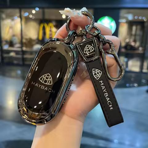 Car Zinc Alloy Key Case Bag Metal Key Shell For Mercedes-Benz AMG C-Class S-Class GLC EQE EQS W223 X