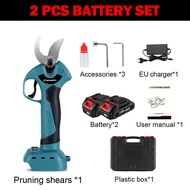 กรรไกรตัดกิ่งไฟฟ้า makita 45mm มอเตอร์ไร้แปรงถ่าน ไฟฟ้า Pruner 4 เกียร์ไร้สายมือถือ Orchard ไม้พุ่มต