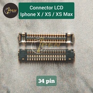 MESIN LAYAR Original Iphone X Xs Max Lcd Connector Socket Connector Screen on Machine