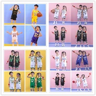 Warriors Lakers Bulls Jersey Training Children's Suit Basketball Uniform Men Women Kindergarten Perf