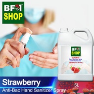 Antibacterial Hand Sanitizer Spray with 75% Alcohol (ABHSS) - Strawberry - 5L