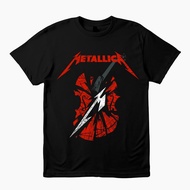 Baju Tshirt Lelaki Baju Oversize Lelaki KARIMAKE Metallica Band Rock Tshirt Oversize Baju Lelaki, 10