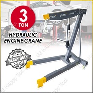 3T Hydraulic Engine Crane 3TON Heavy Duty Kren Angkat Enjin Lifter Jack Hoist Lift Anak Gajah Engin 