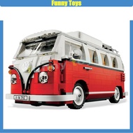 10220 Volkswagen T1 camper van building blocks toy assembly car model gifts