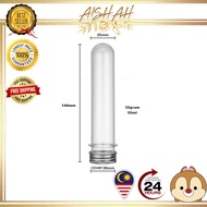 PET Gumball Candy Clear Multi-Purpose Test Tube Plastic 55ml