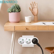 BERNARDO Adapter Converter, Safety Door 1 to 3 Sockets Outlet Conversion Socket, Socket Adapter 1 to