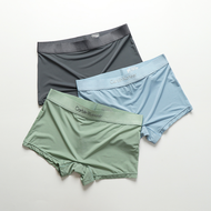 Quần Lót Nữ Mùa Hè Bằng Lụa Băng Mỏng Màu Trơn Kháng Khuẩn Thoáng Khí Quần Đùi Cạp Vừa Quần Lót Bằng