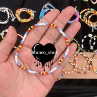 Couple beaded bracelet, cute bead bracelet, 4 color bracelet