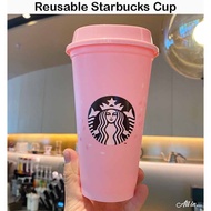 Reusable Starbucks Cup Christmas Gift Cold Cup Plastic Starbucks Mugs Tumbler with Lid Straw