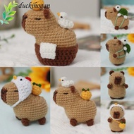 DUCKIHOGAN Crochet Stuffed Animal Kit, Handmade DIY Set Capybara DIY Crochet Kit, Guinea Pig Beginne