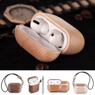AirPods 3 Suitable for Apple Earphone Case AirPods Solid Wood Earphone Case Pro2 Bluetooth Protectiv