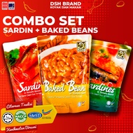 Combo Deal – 2 Packs Sardine 425g + 2 Packs Baked Beans