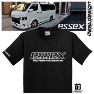 Auto Tees Essex Design 100% Cotton Imported Short Sleeved Tshirts.Toyota Hiace Super GL DX Nissan Urvan NV200 NV350