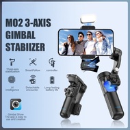 【COD】M02 3-Axis AI Gimbal StabilizeSelfie Tripod For Vlog Video  Anti-Shake SmartPhone Selfie Tripod