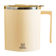 Mufasa電動磁力攪拌杯 升級款  奶白色  360ml  1個