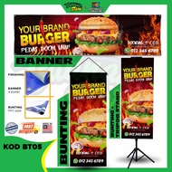 Bunting Banner produk / perkhidmatan anda  High quality printing - BT 05