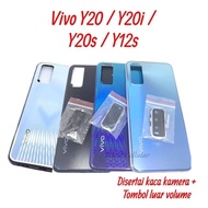 TOMBOL Housing Casing Kesing VIVO Y20 V2029 BackDoor Back Cover + Bezel Bezzel + Button LCD VIVO Y20