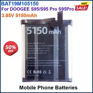 3.85V 5150mAh Rechargeable Mobile Phone Batteries For DOOGEE S95/S95 Pro S95Pro Cell Phone Portable 