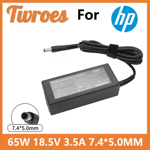 18.5V 3.5A 7.4*5.0mm 65W AC Laptop Adapter Charger for For HP Compaq pavilion G6 DV5 DV6 DV7 DV4 G50