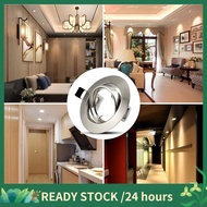Recessed LED Spot Light Frame Round Adjustable Downlight Led Holders Cutout for MR16 GU10 Bulb Holde