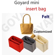 กระเป๋าจัดระเบียบ สําหรับ Goyard Mini Felt Customize Insert Bag Multiช่อง㏇X0403