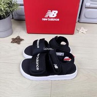 現貨 iShoes正品 New Balance 750 中童 大童 涼鞋 黑白 魔鬼氈 涼拖鞋 SYA750J3 M